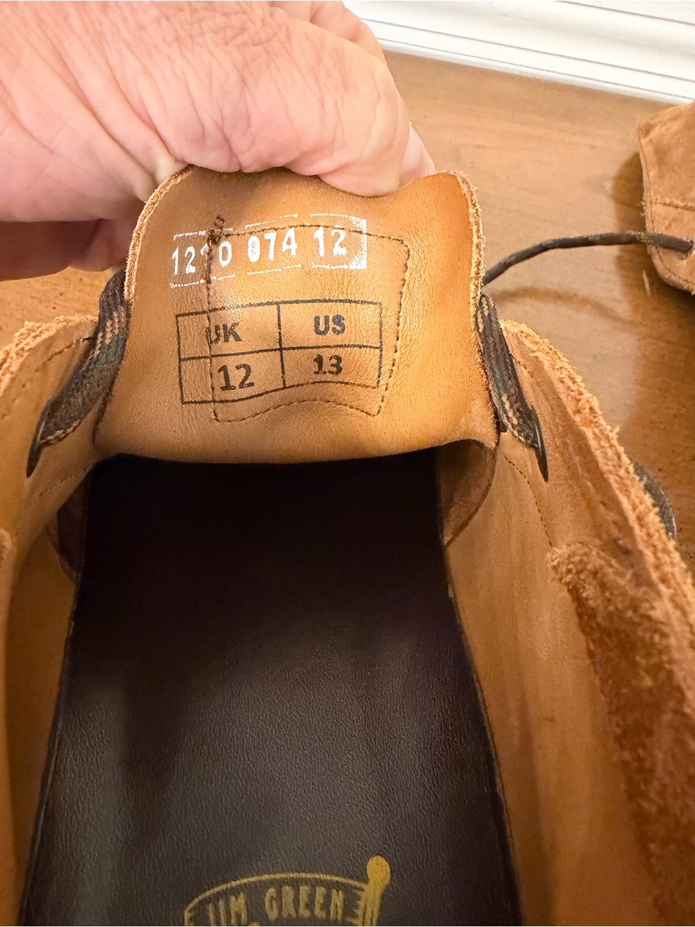 Men's Suede Chukka Boots in Tan Suede - Picture 7 of 7
